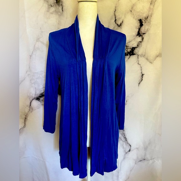 Cobalt blue cardigan by green envelope - Picture 1 of 5
